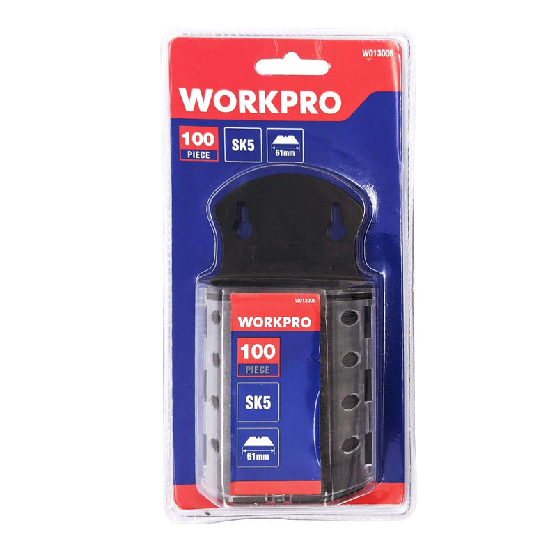 WORKPRO 100PC UTILITY KNIFE BLADES