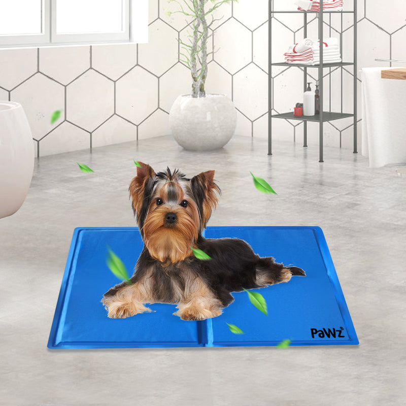 PaWz Pet Cooling Mat Gel Mats Bed Cool Pad Puppy Cat Non-Toxic Beds 40x30cm