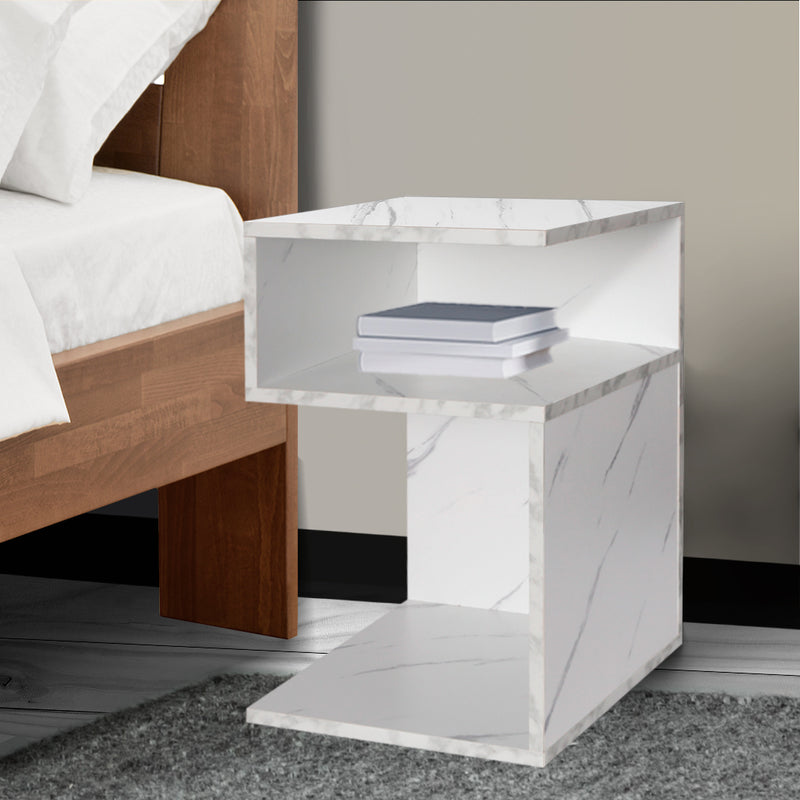 Levede Bedside Tables Drawers Side Table Wood Nightstand Storage Cabinet Bedroom