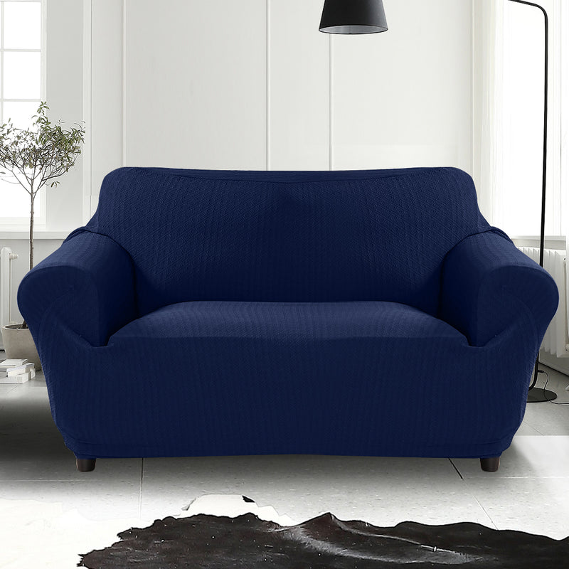 Sofa Cover Slipcover Protector Couch Covers 3-Seater Navy