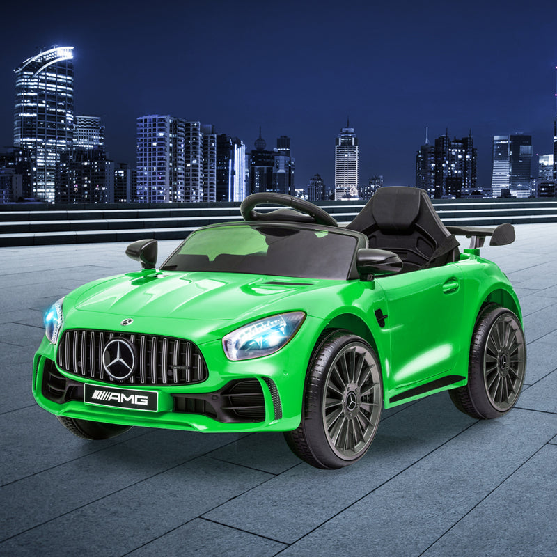 Kids Ride On Car 12V Battery Mercedes-Benz Licensed AMG GTR Toy Remote Control