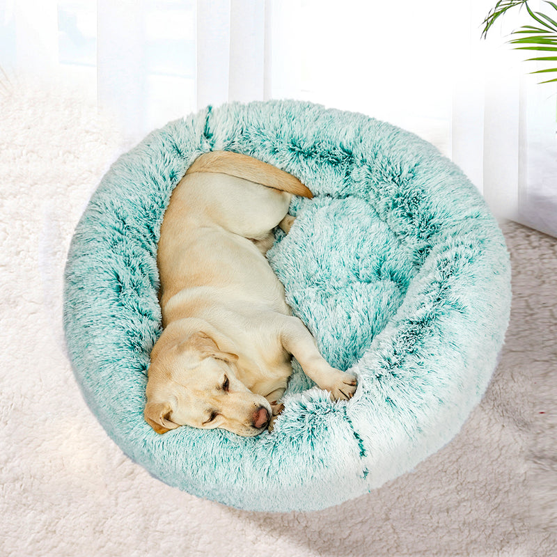 PaWz Replaceable Cover For Dog Calming Bed Round Calming Nest Cave AU Teal XL