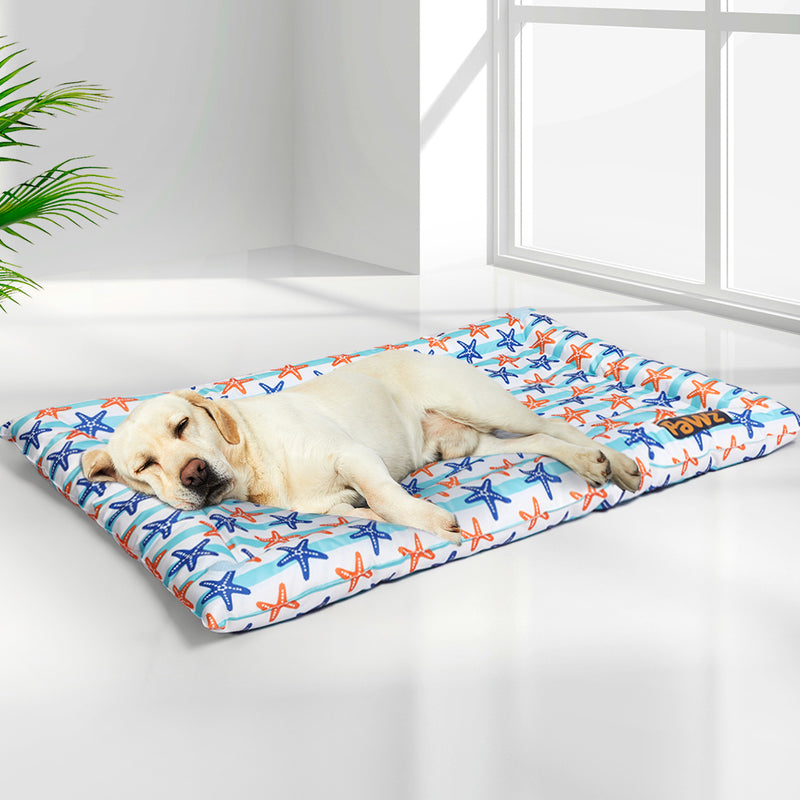 PaWz Pet Cool Gel Mat Cat Bed Dog Bolster Waterproof Self-cooling Pads Summer M