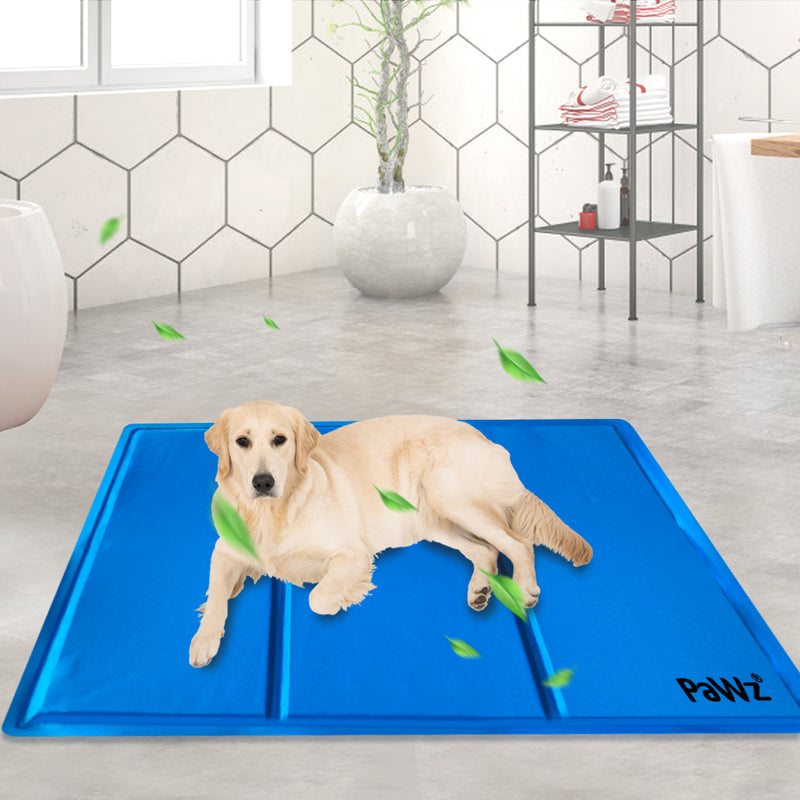 PaWz Pet Cooling Mat Gel Mats Bed Cool Pad Puppy Cat Non-Toxic Summer 140x90cm