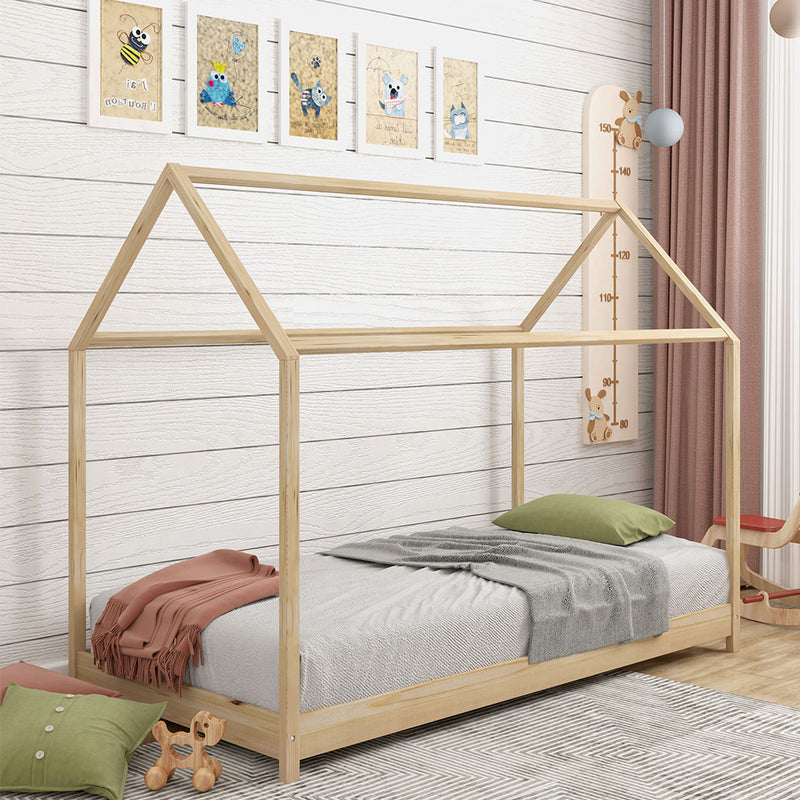 Levede Bed Frame Single Wooden Timber House Frame Wood Mattress Base Platform