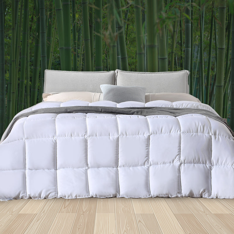 DreamZ Quilts Bamboo Quilt Winter All Season Bedding Duvet Super King 700GSM