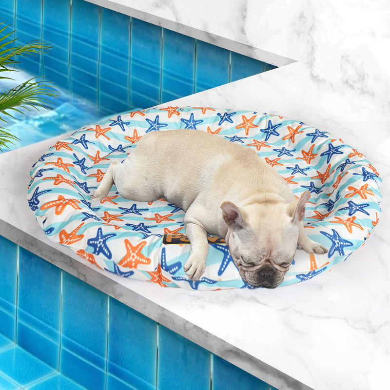 PaWz Pet Cool Gel Mat Cat Bed Dog Bolster Waterproof Self-cooling Pads Summer M