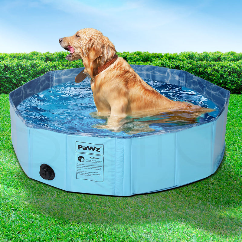 Portable Pet Swimming Pool Kids Dog Cat Washing Bathtub Outdoor Bathing M