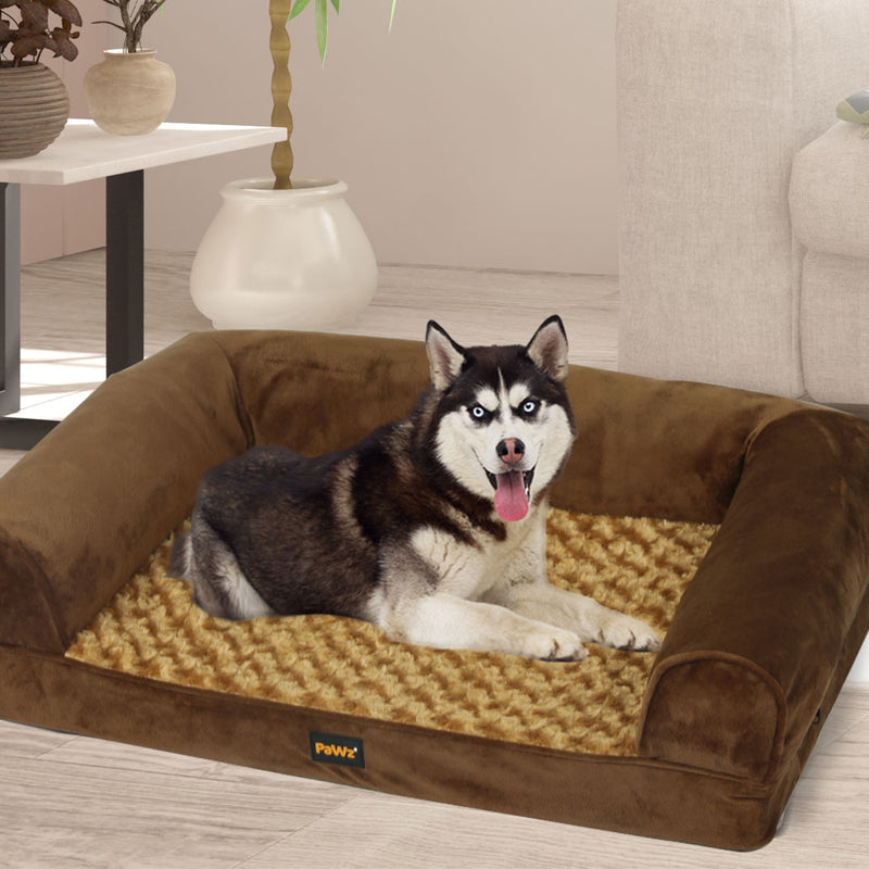 PaWz Pet Bed Sofa Dog Bedding Soft Warm Mattress Cushion Pillow Mat Plush  L