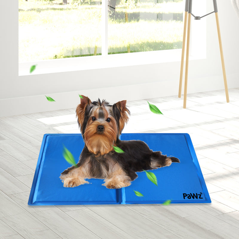 PaWz Pet Cooling Mat Gel Mats Bed Cool Pad Puppy Cat Non-Toxic Beds 40x30cm