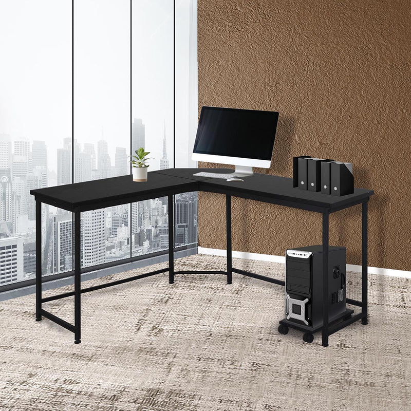 Levede Corner Computer Desk L-Shaped Student Home Office Study Table Workstation