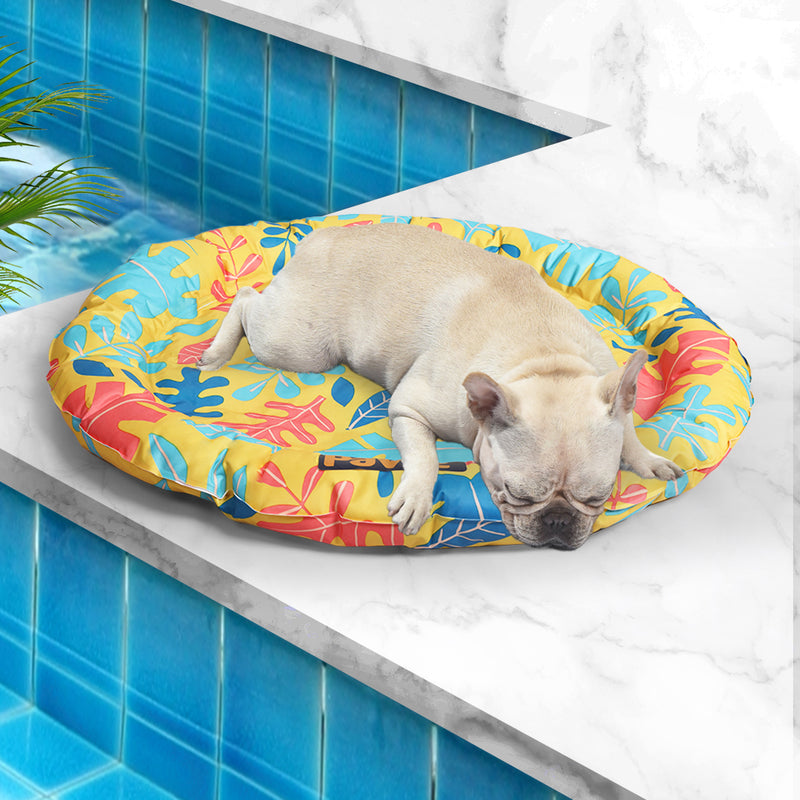 PaWz Pet Cool Gel Mat Cat Bed Dog Bolster Waterproof Self-cooling Pads Summer L