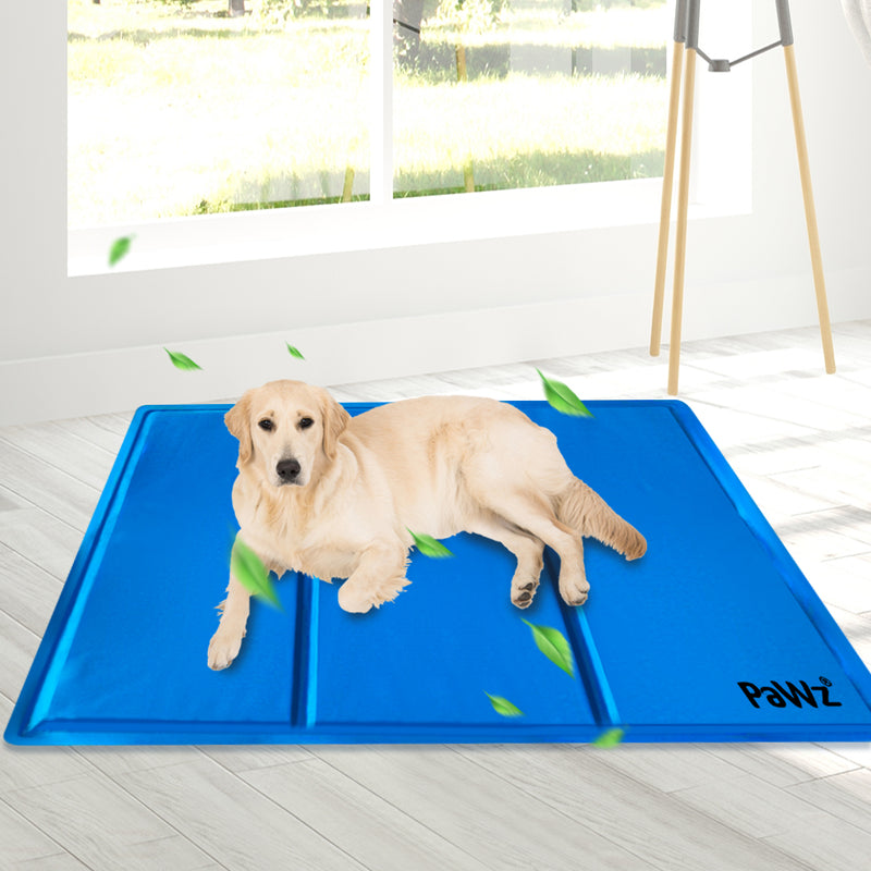 PaWz Pet Cooling Mat Gel Mats Bed Cool Pad Puppy Cat Non-Toxic Summer 140x90cm