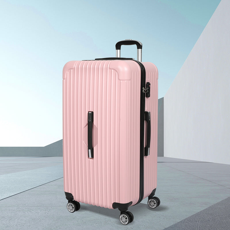 Slimbridge 30" Luggage Travel Suitcase Trolley Case Packing Waterproof TSA Pink