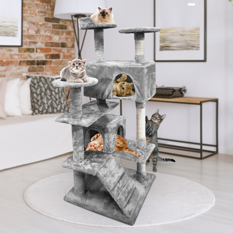 PaWz 1.3M Cat Scratching Post Tree Gym House Condo Furniture Scratcher Tower