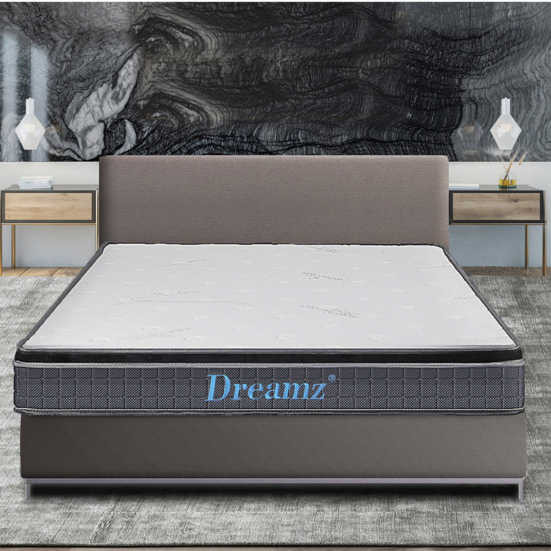 Dreamz Bedding Mattress Spring Single Size Premium Bed Top Foam Medium Firm 18CM