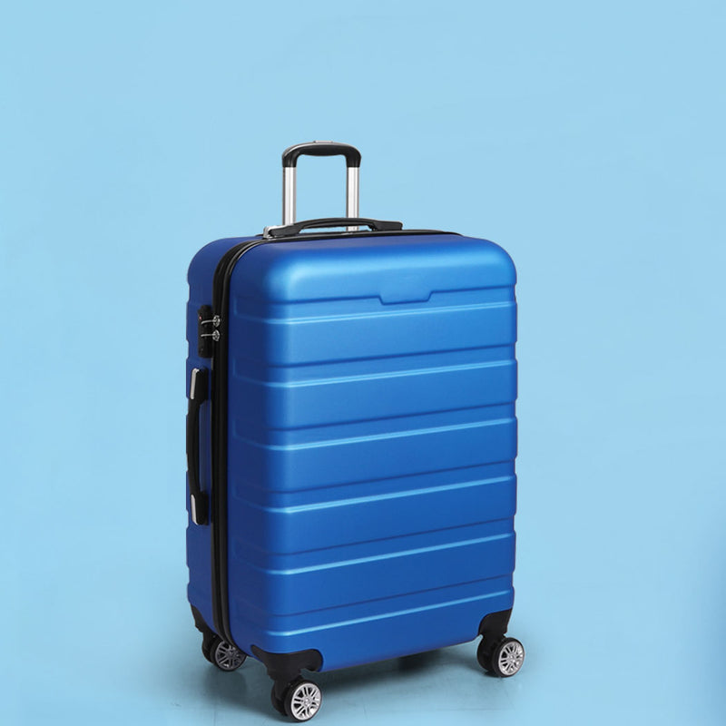 Slimbridge 28" Luggage Suitcase Trolley Travel Packing Lock Hard Shell Blue