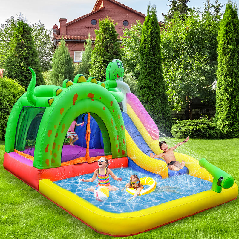 BoPeep Inflatable Water Slide Kids Play Park Pool Toys Outdoor Splash Jumping