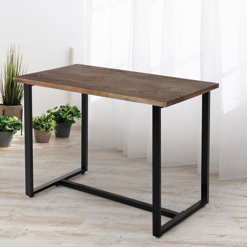 Levede Dining Table Industrial Wooden Metal Kitchen Tables Cafe Restaurant 110cm