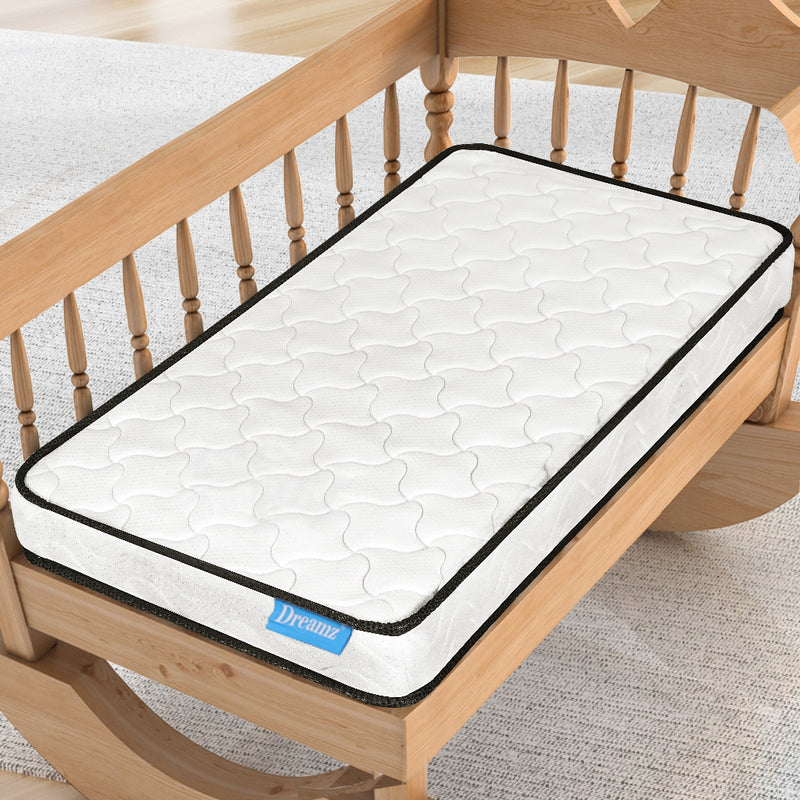 Dreamz Baby Kids Spring Mattress Firm Foam Bed Cot Crib Breathable Sleep 13CM