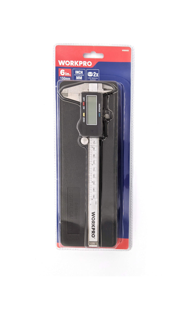 WORKPRO ELECTRONIC CALIPER WITH DIGITAL DISPLAY 6INCH(150MM)