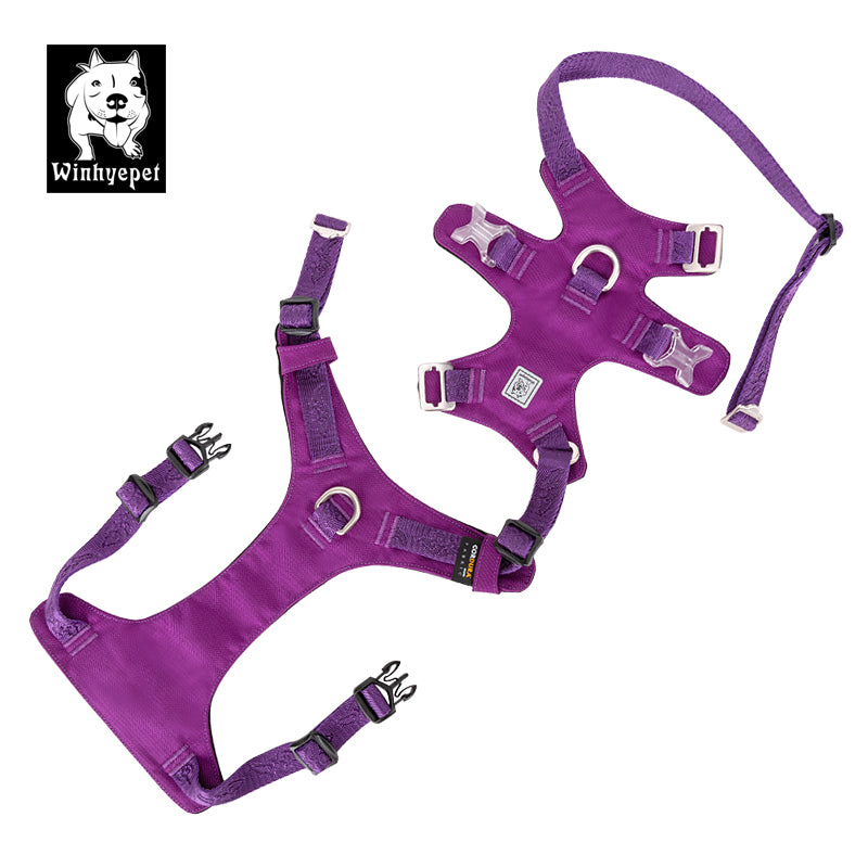 Whinhyepet Harness Purple S