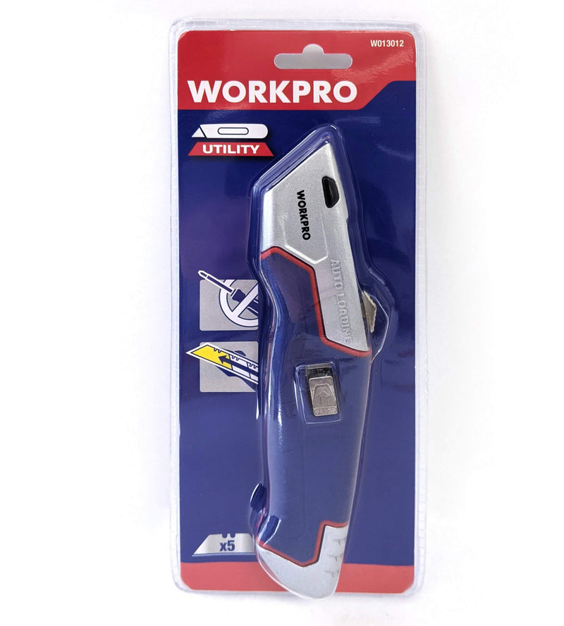 WORKPRO AUTO-LOADING RETRACTABLE UTILITY KNIFE