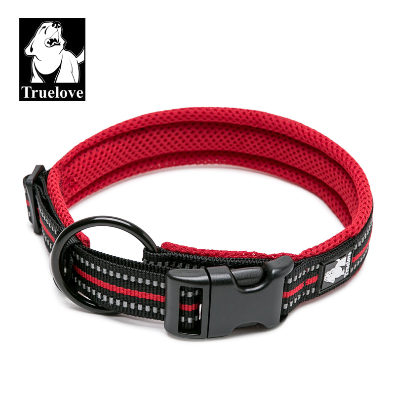 Heavy Duty Reflective Collar Red L